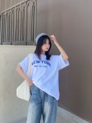 Áo Thun Unisex NEW YORK, Cotton - O1A21