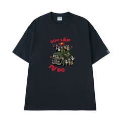 Áo T-shirt Cotton Unisex Chuyến Xe Độc Lập Tự Do Ver 1 - O1A159