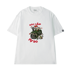 Áo T-shirt Cotton Unisex Chuyến Xe Độc Lập Tự Do Ver 1 - O1A159