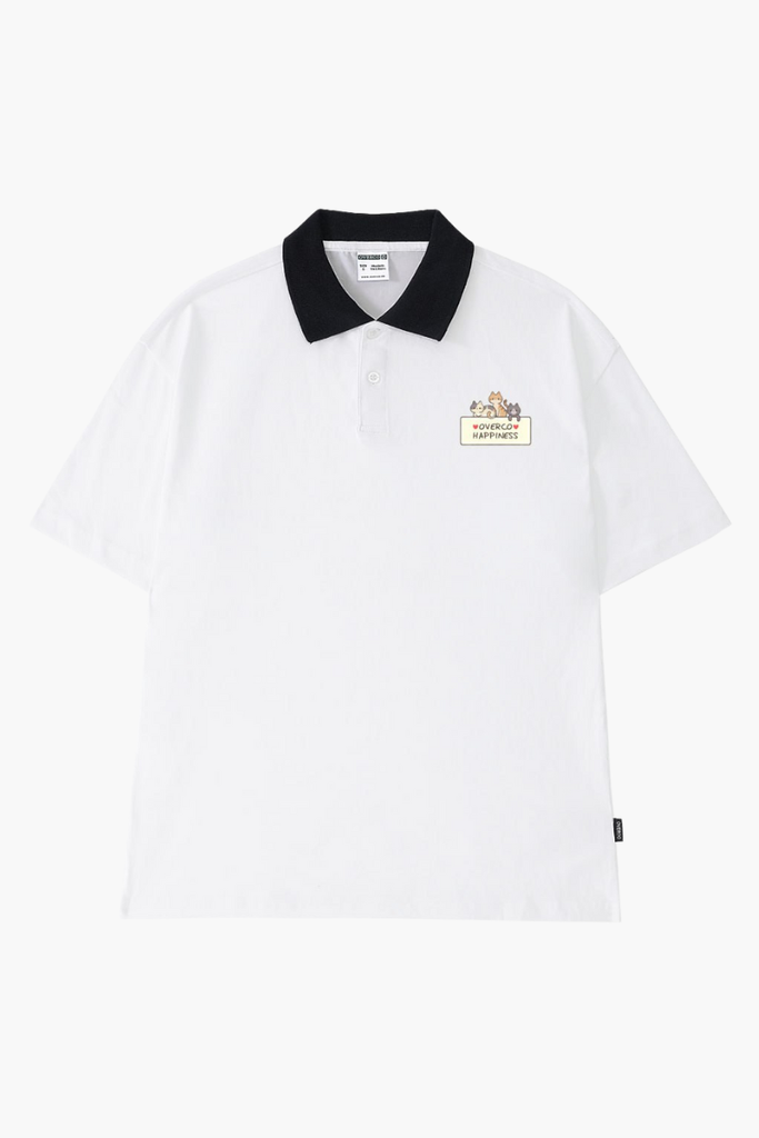 Áo Polo Cotton Unisex Lazy Cats Overco - O2A9