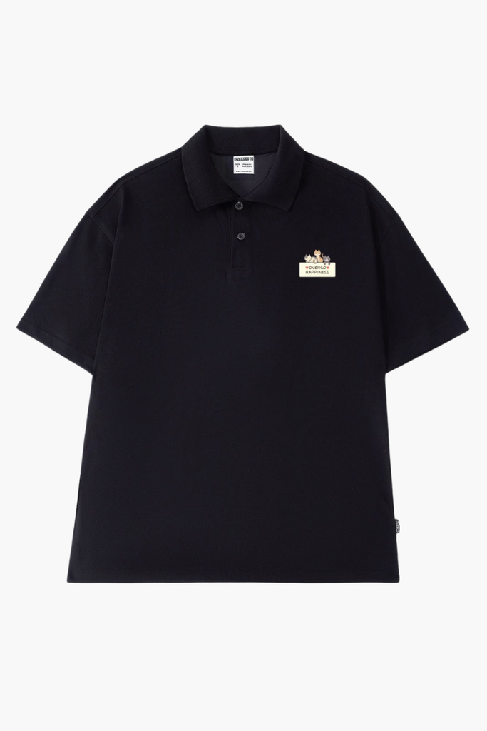 Áo Polo Cotton Unisex Lazy Cats Overco - O2A9