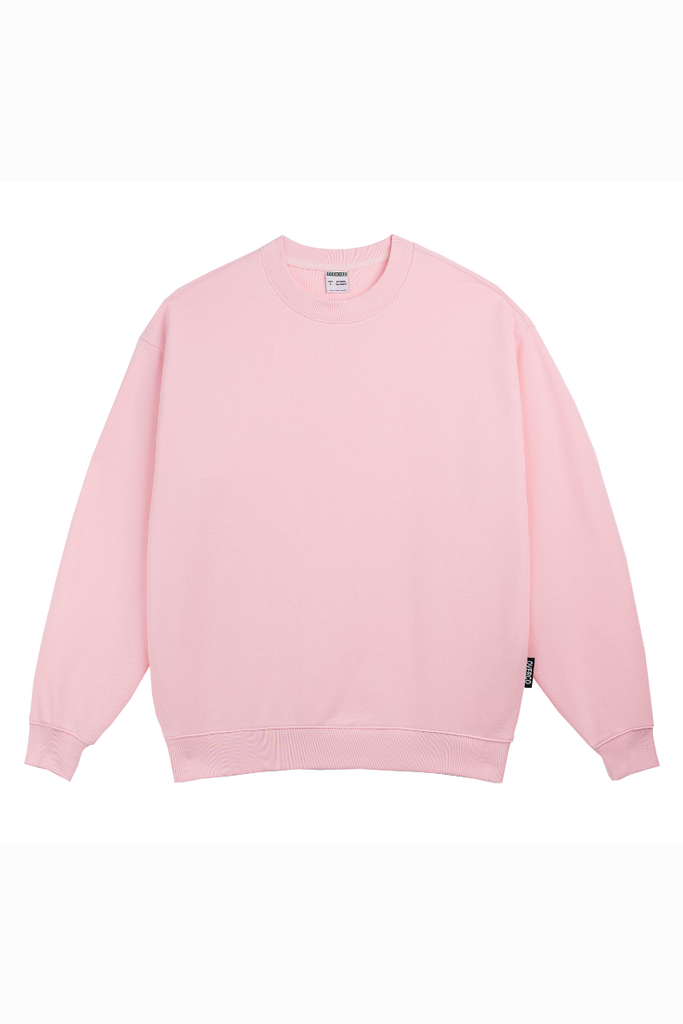 Áo Sweater Vải Da Cá Unisex Basic 7 Màu Overco - O4F1