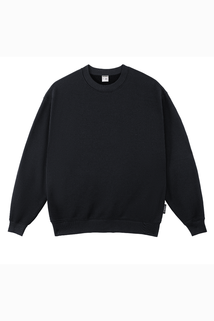 Áo Sweater Vải Da Cá Unisex Basic 7 Màu Overco - O4F1