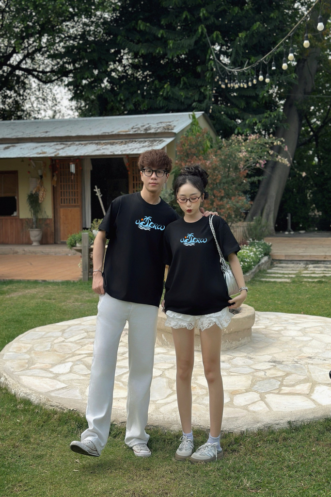 Áo T-shirt Vải Thun Lạnh Unisex Beachy Overco - O1H6