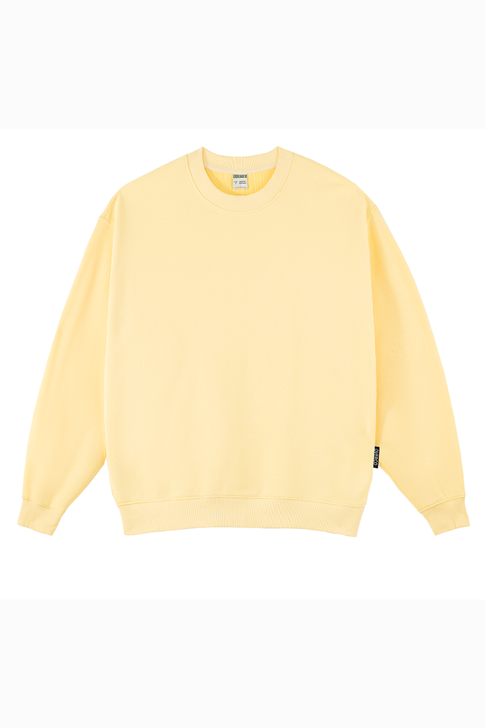 Áo Sweater Vải Da Cá Unisex Basic 7 Màu Overco - O4F1