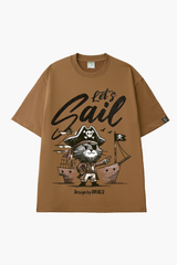 Áo Thun Unisex Let's Sail Cotton Overco - O1A94