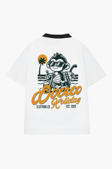 Áo Polo Cotton Nam Nữ Holiday Overco - O2A5