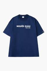 Áo Thun Unisex Người Giàu Tình Cảm Cotton - O1A72