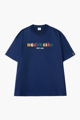 Áo Thun Unisex Người Giàu Tình Cảm Cotton - O1A72