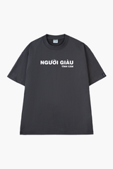 Áo Thun Unisex Người Giàu Tình Cảm Cotton - O1A72