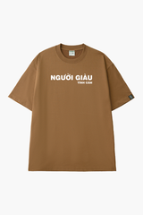 Áo Thun Unisex Người Giàu Tình Cảm Cotton - O1A72