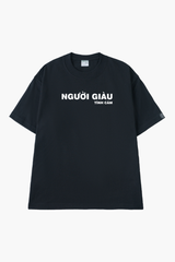 Áo Thun Unisex Người Giàu Tình Cảm Cotton - O1A72