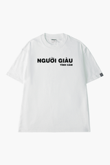 Áo Thun Unisex Người Giàu Tình Cảm Cotton - O1A72
