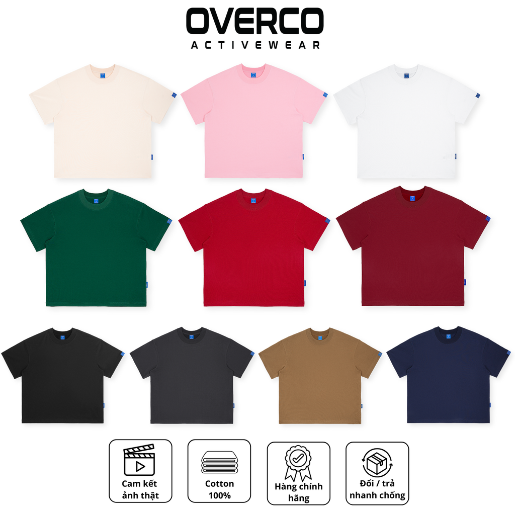 Áo Thun Unisex Boxy Cotton Basic - O6A1