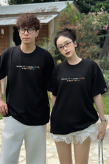 Áo Thun Cotton Unisex Vô Tư, Vô Tri và Vô Dụng - O1A156