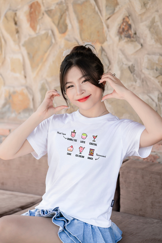 Áo Thun Baby Tee Let's Chill - O7A10