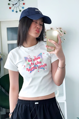 Áo Thun Baby Tee Đã Xinh Lại Còn Thông Minh - O7A4