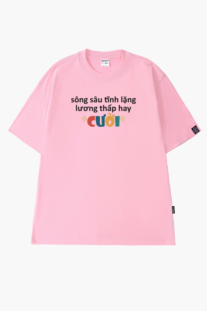 Áo Thun Cotton Unisex Sông Sâu Tĩnh Lặng Lương Thấp Hay 