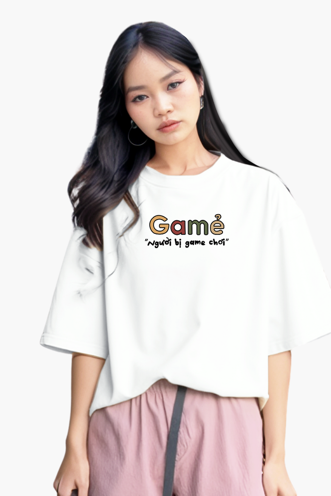 Áo Thun Cotton Unisex Người Bị Game Chơi - O1A130