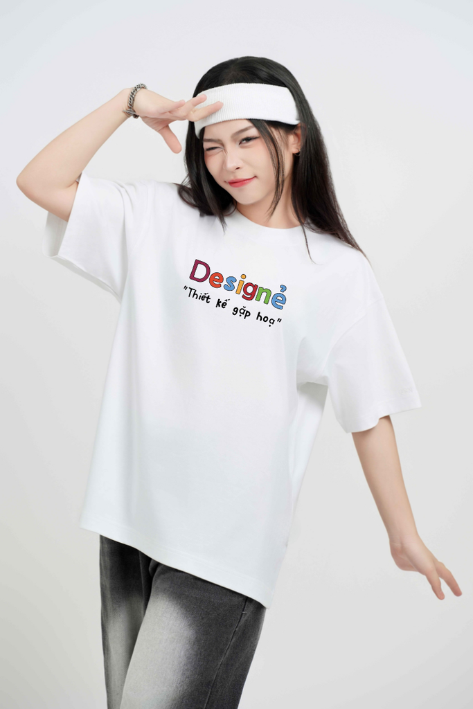Áo Thun Unisex Designer Thiết Kế Gặp Họa, Cotton - O1A119