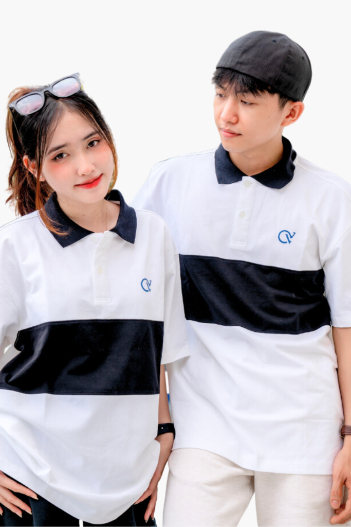 Áo Polo Nam Nữ Stripe Overco - UNSPL004