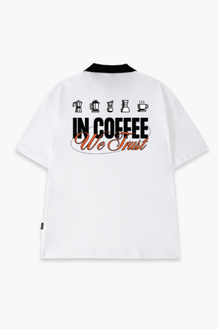 Áo Polo Cotton Unisex In Coffee Overco - O2A12