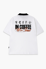 Áo Polo Cotton Unisex In Coffee Overco - O2A12