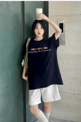 Áo Thun Unisex Đang Giảm Cân - O1A201