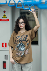 Áo Thun Unisex Let's Sail Cotton Overco - O1A94