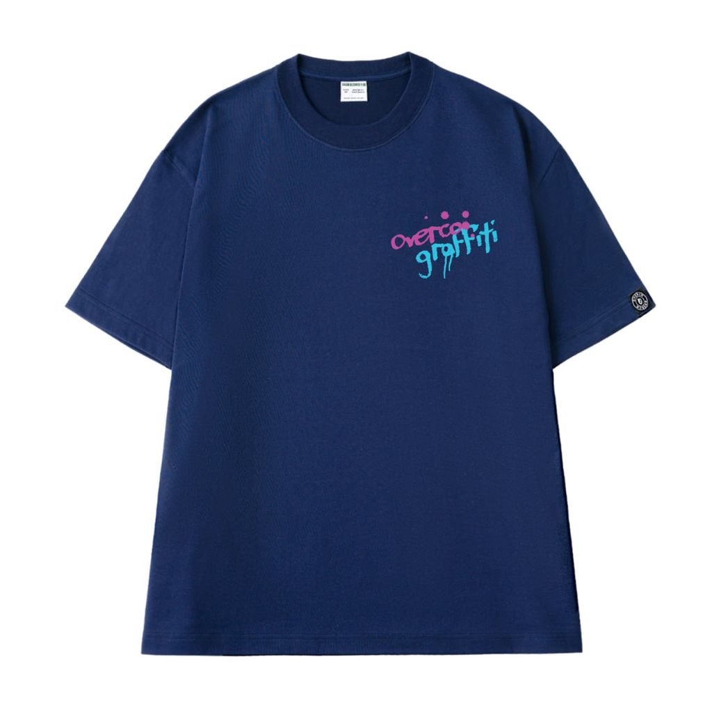 Áo Thun Unisex Graffiti Cotton Overco- O1A92