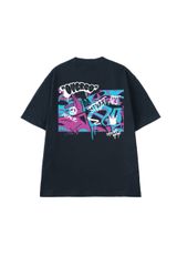 Áo Thun Unisex Graffiti Cotton Overco- O1A92