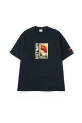 T-shirt Cotton Unisex In Cờ Việt Nam Tay - O1A107