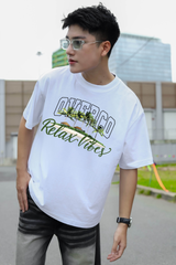 Áo Thun Boxy Unisex Relax Vibes Cotton - O6A8