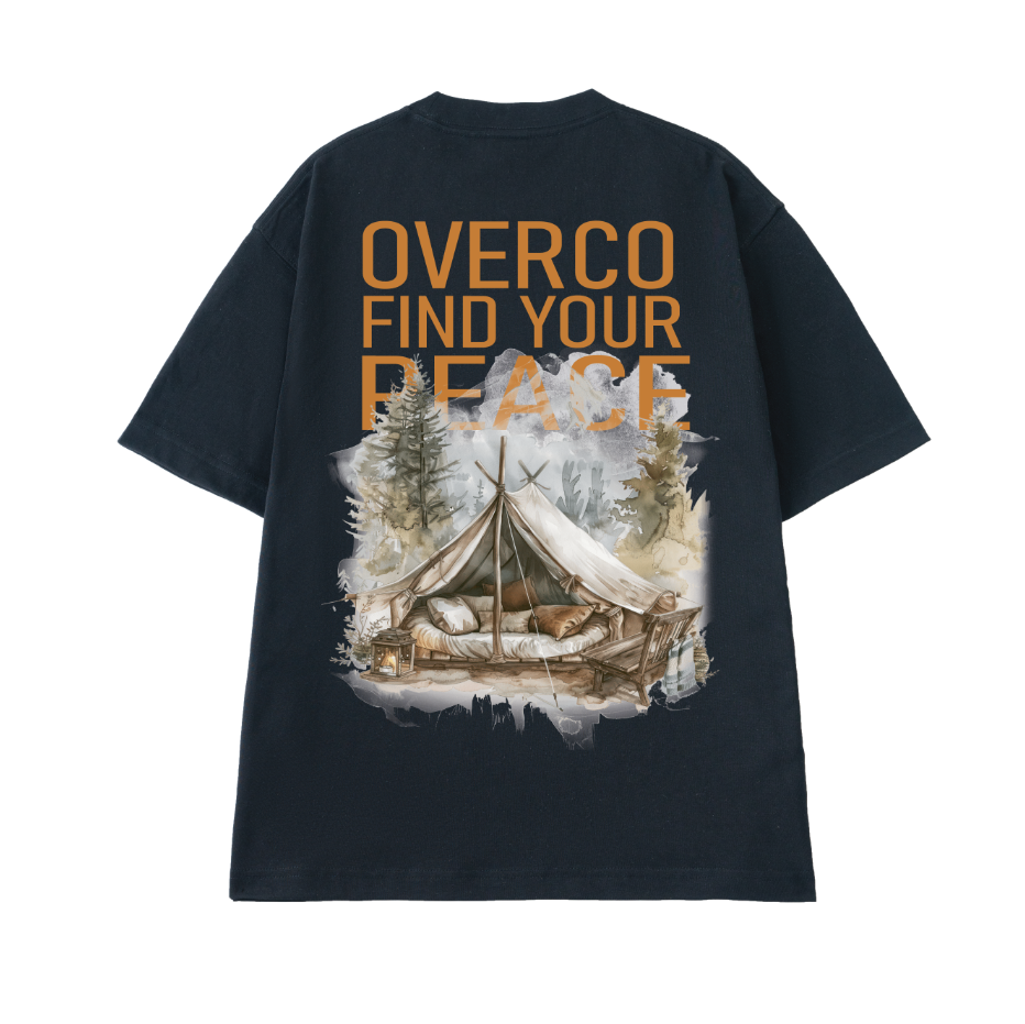 Áo T-shirt Cotton Nam Nữ Your Peace Overco - O1A114