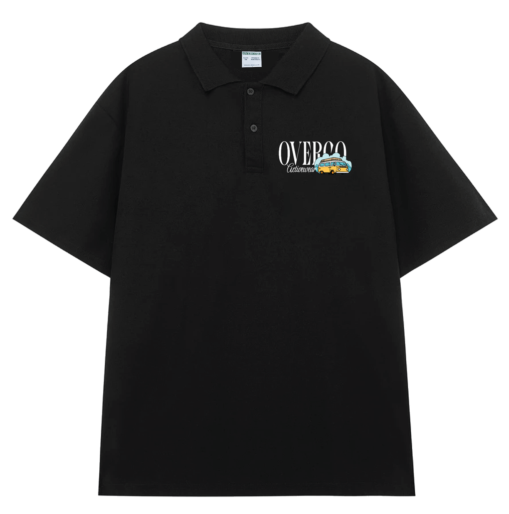 Áo Polo Cotton Nam Nữ Stay Wild Overco - O2A6