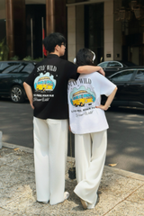 Áo Polo Cotton Nam Nữ Stay Wild Overco - O2A6