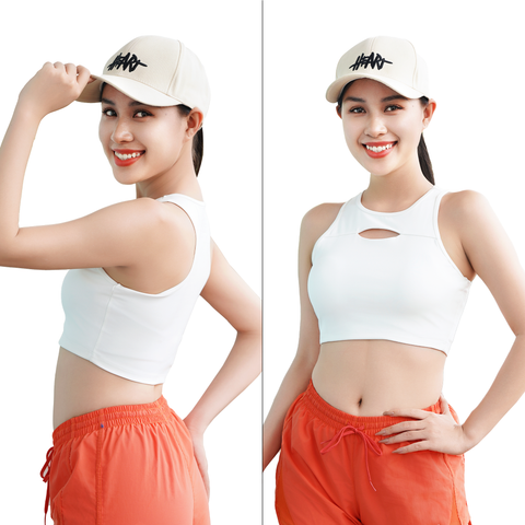 Áo 3 Lỗ CroptopThể Thao Nữ OVERCO - BRW004