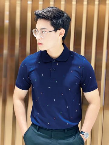 Áo Polo Nam Chất Liệu Cotton Usa Họa Tiết In Toàn Thân Types Overco - O2E2