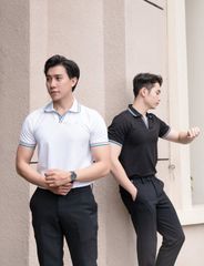 Áo Polo Nam Chất Liệu Cotton Usa Phối Cổ Áo Chữ V Overco - O1E6