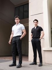 Áo Polo Nam Chất Liệu Cotton Usa Phối Cổ Áo Chữ V Overco - O1E6