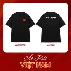 Áo Polo Nam Nữ In Cờ Đỏ Sao Vàng Việt Nam - O2C3