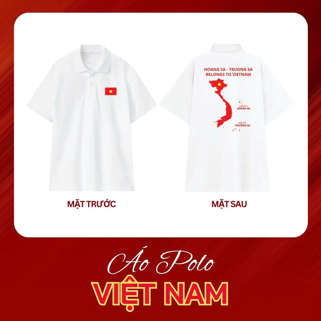 Áo Polo Nam Nữ In Hoàng Sa - Trường Sa Nam Overco - O2C2