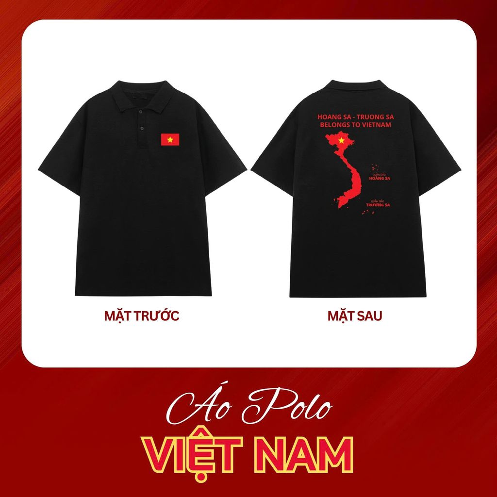 Áo Polo Nam Nữ In Hoàng Sa - Trường Sa Nam Overco - O2C2