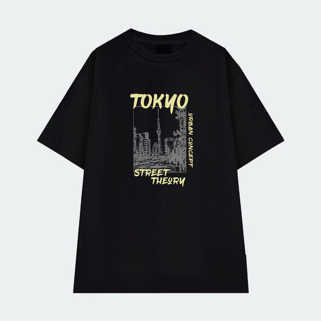 Áo Thun Unisex Tokyo, Cotton - O1A26