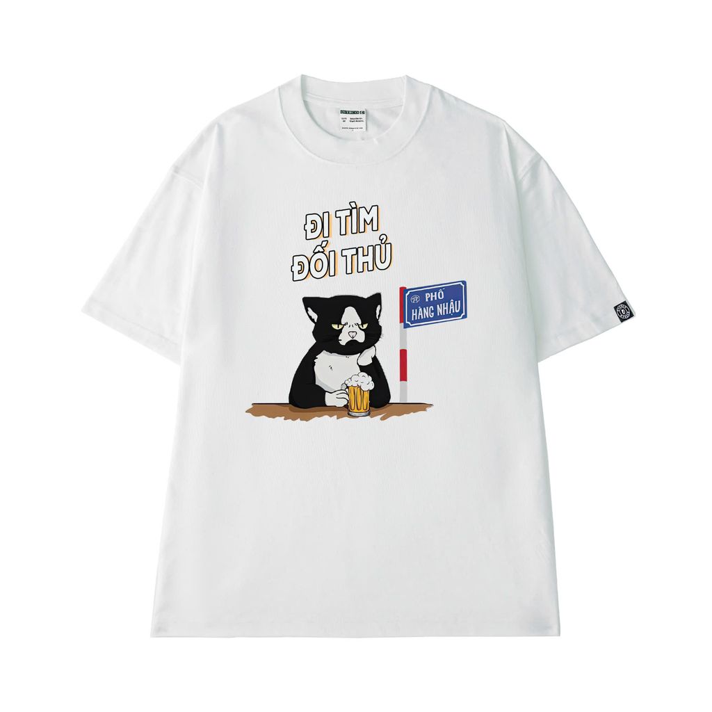 Áo Thun Cotton Unisex Tìm Đối Thủ - O1A136