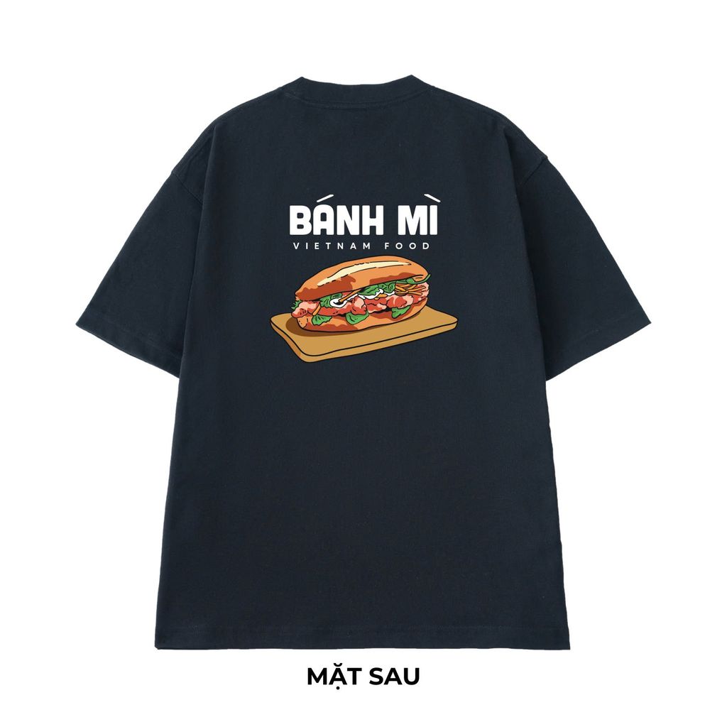 Áo Thun Cotton Unisex Đặc Sản Bánh Mì - O1A46