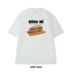 Áo Thun Cotton Unisex Đặc Sản Bánh Mì - O1A46