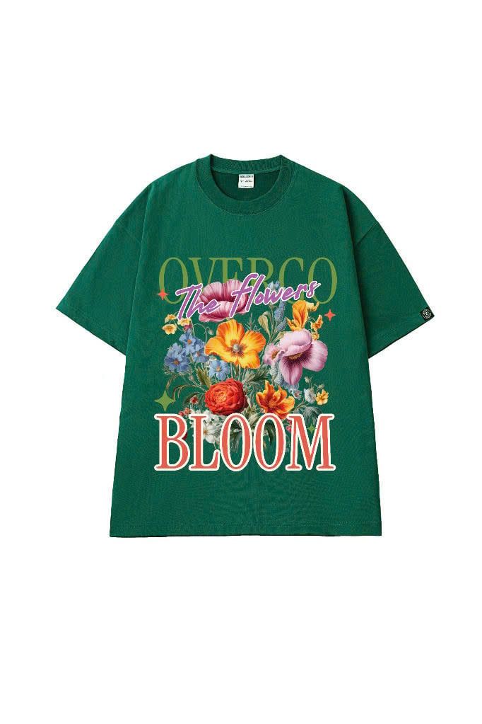 Áo Thun Unisex Flowers Bloom, Cotton - O1A66