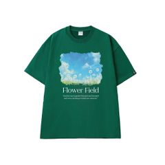 Áo Thun Unisex Flower Field Cotton - O1A29