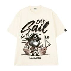 Áo Thun Unisex Let's Sail Cotton Overco - O1A94